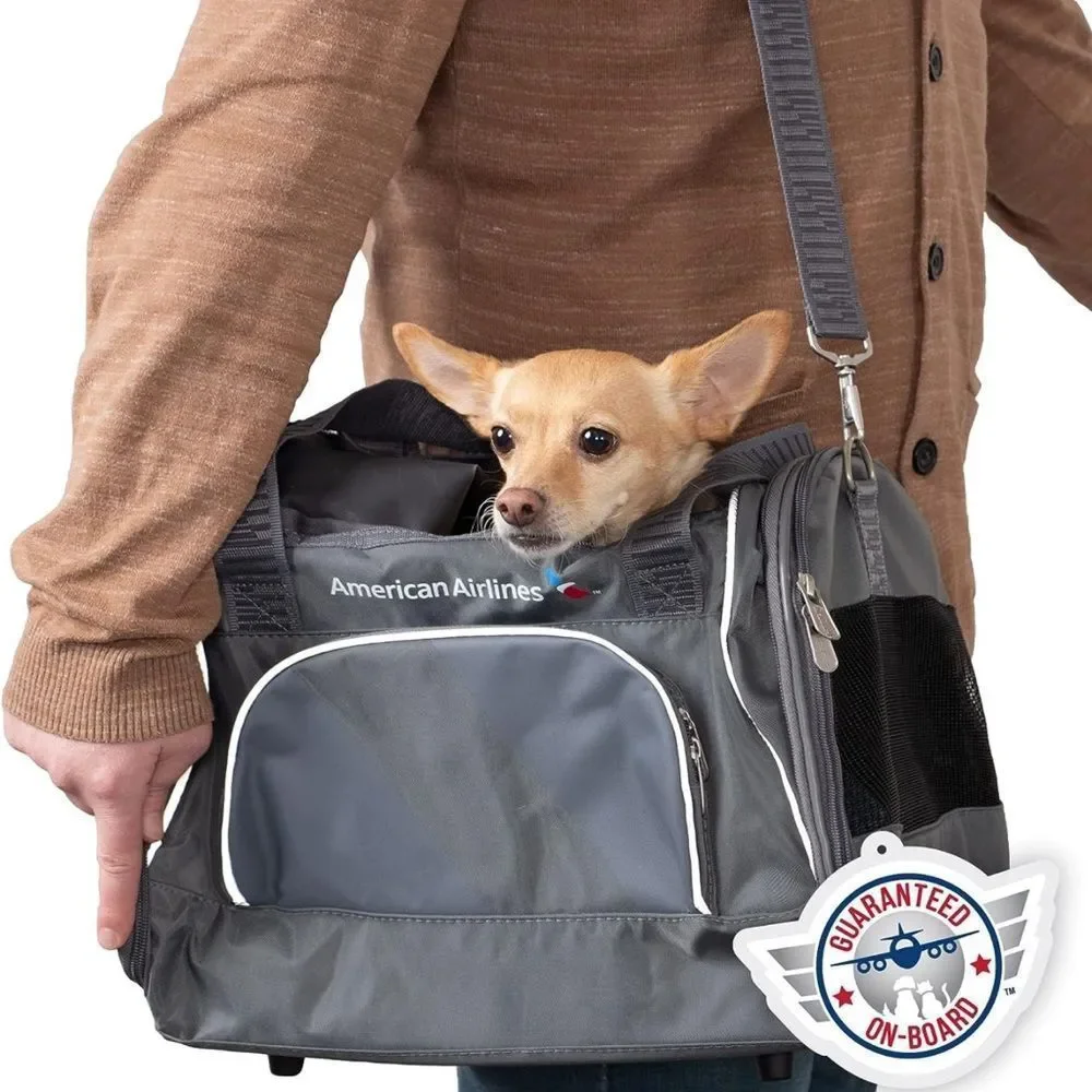 NIB!! Travel Pet Carrier, Airline Approved & Guaranteed On Board - Gray, Medium